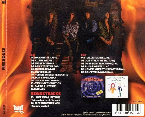 CD Firehouse All She Wrote ESDA7055  レンタル落ち /00110 All She Wrote